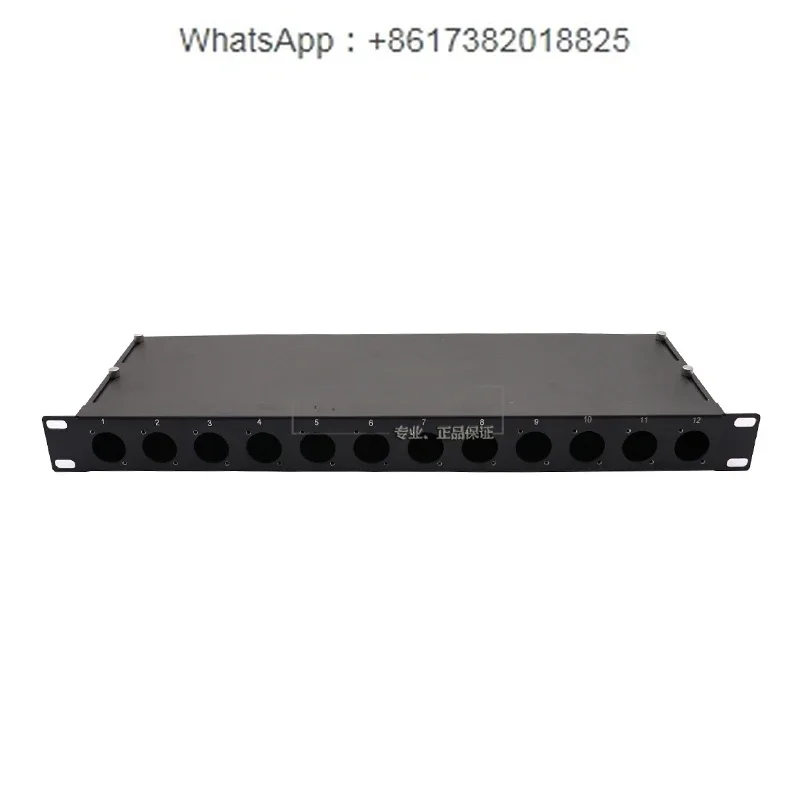 

12 cabinet panel speaker cable rack 1U 12 way jumper disk machine room audio and video data integration box