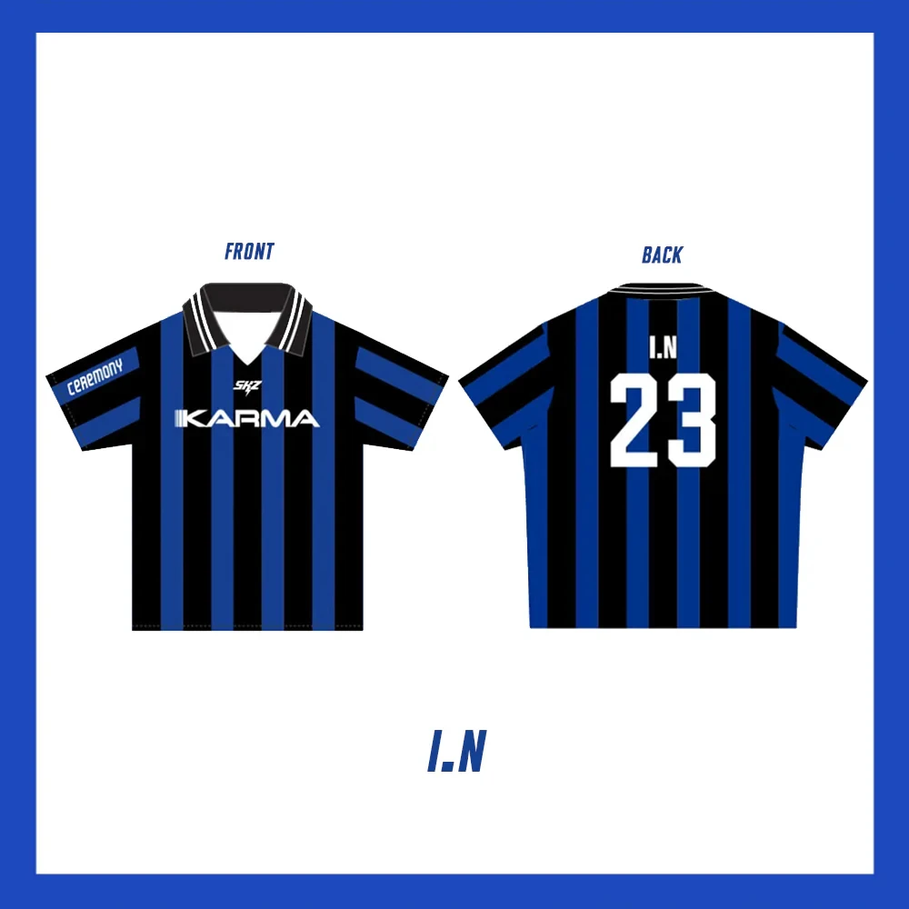 Stay KARMA Album Fans Jersey Support Shirts FELIX BANGCHAN HYUNJIN Streetwear Loose Clothes Tshirt Short Sleeve Tops T-shirt