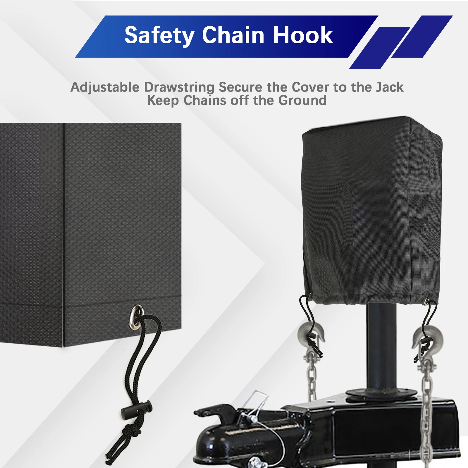 العالمي قافلة وصلة غطاء وصلة مقطورة الكهربائية اللسان جاك غطاء مقاوم للماء وصلة السحب غطاء قافلة اللسان جاك حامي #6