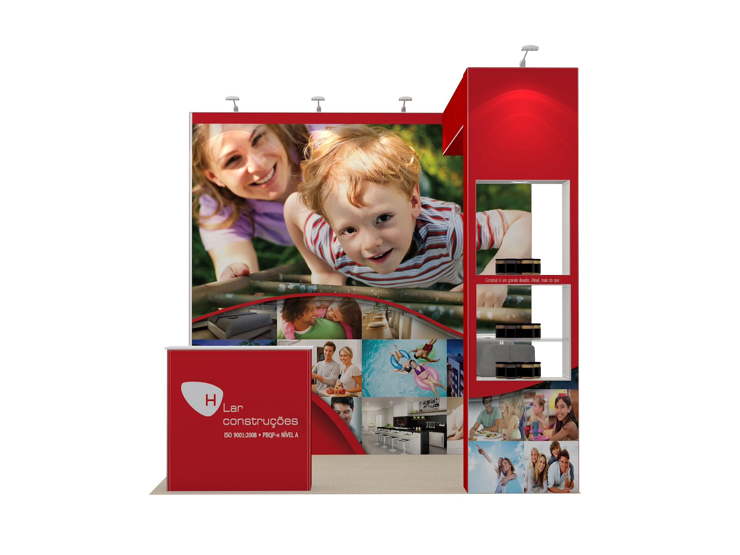 Hangzhou 10x10 Portable Pop up Advertising Fabric Exhibition Stand Display Wall Kit Trade Show Booth Small Corner Expo Booth - view 2