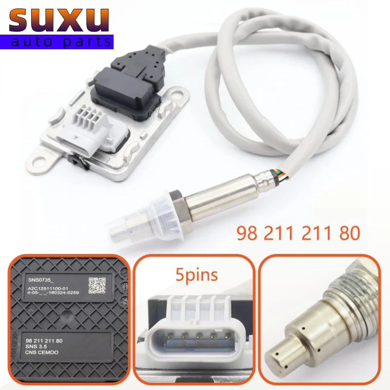 Auto Parts Automobile Testing Industry Nitrogen Oxygen Sensor for Peugeot OEM 9821121180 98 211 211 80