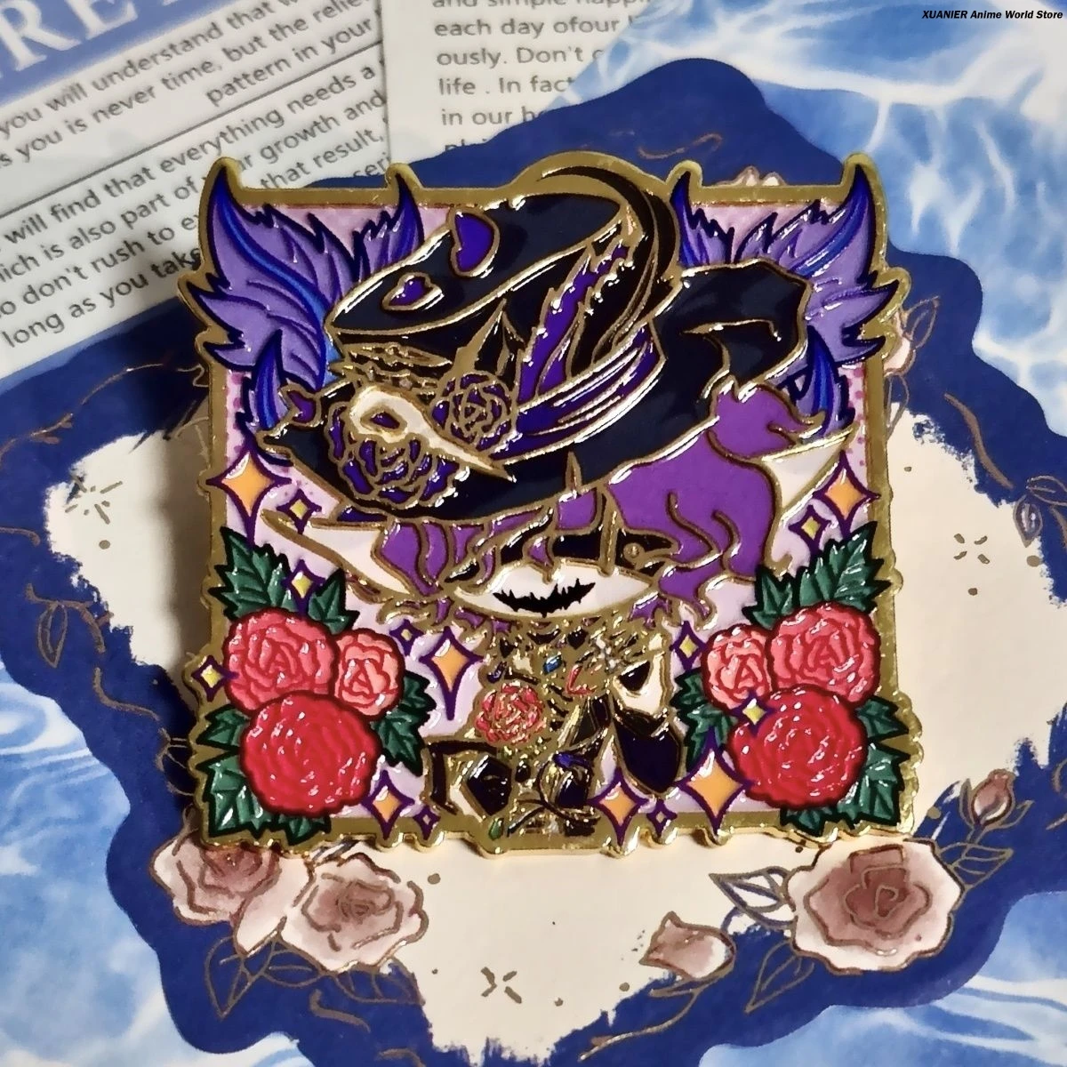 Anime periférico identidad VJack el Ripper Cosplay insignia de dibujos animados broche Pin Bedge ropa decoración accesorios regalo