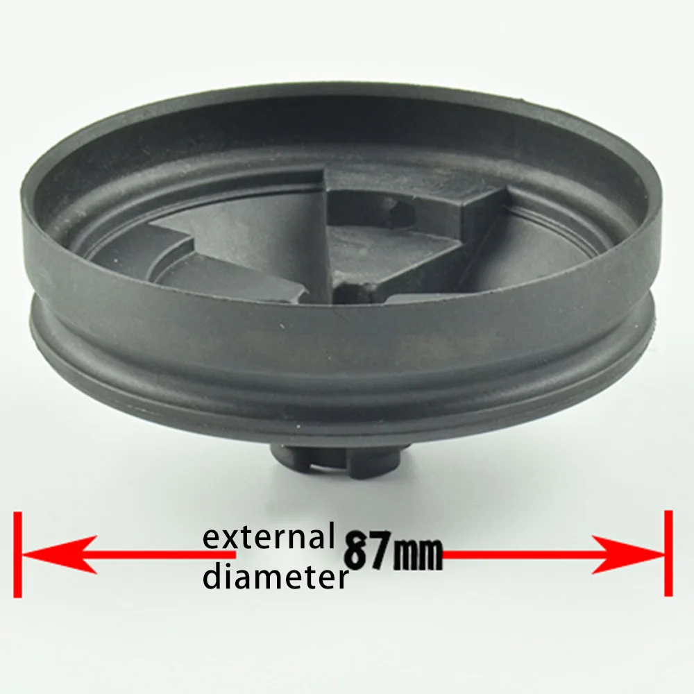 A09G-2Pcs Triturador de residuos de silicona Cubierta antisalpicaduras 87 mm de diámetro exterior apto para triturador de residuos de alimentos InSinkErator