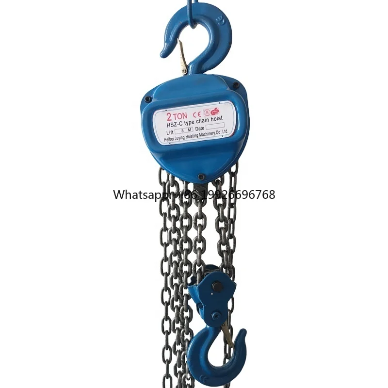 

New 10T Hand Chain Block for Easy Rigging for Retail Industries with 3 m Standard Lifting Height