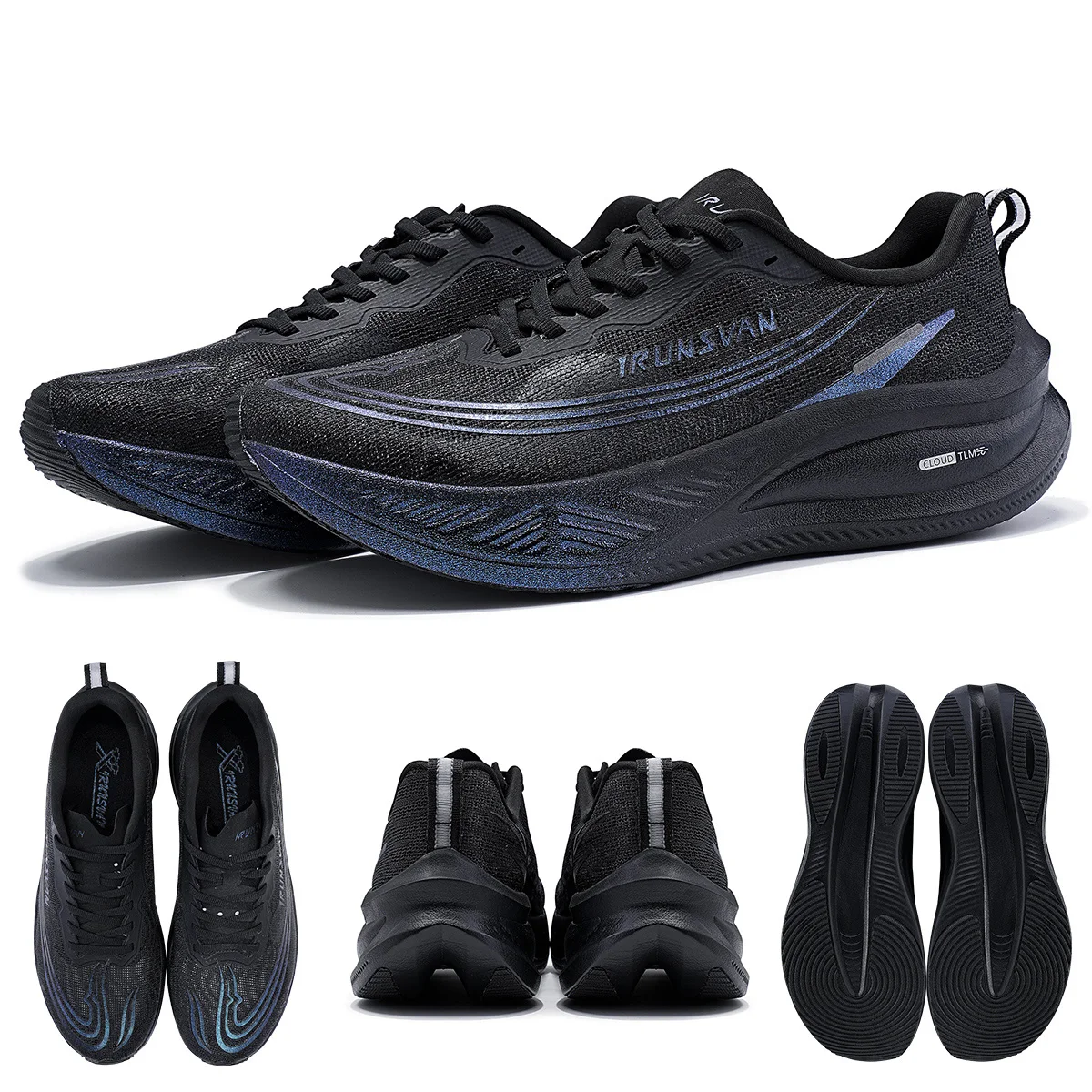 IRUNSVAN Torque Plate Running Shoes Training Slow Running Beginner Advanced Runner Sports Shoes for Men and Women 172