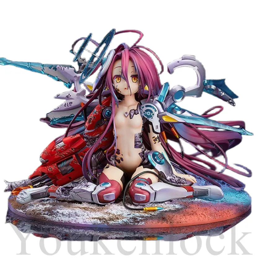 16CM No Game No Life Zero Schwi Jibril Great War Anime Figure PVC Action Figure Statue Collection Model Adult Product Toy Doll