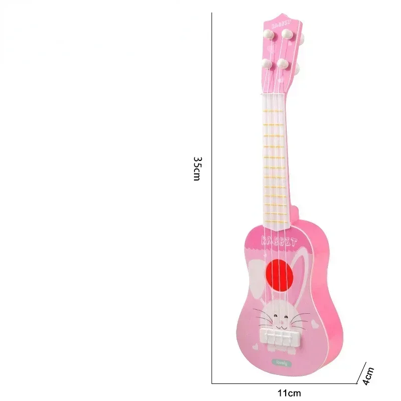 Kinder Gitarre Musikinstrument Ukulele Musical Montessori Spielzeug für Kinder Lernen Lernspielzeug Weihnachten Geburtstagsgeschenk