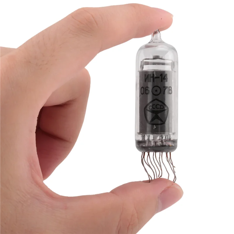 

AEE7-1Pcs New IN14 Glow Tube For Glow Clock Nixie Digital LED Clock Tube