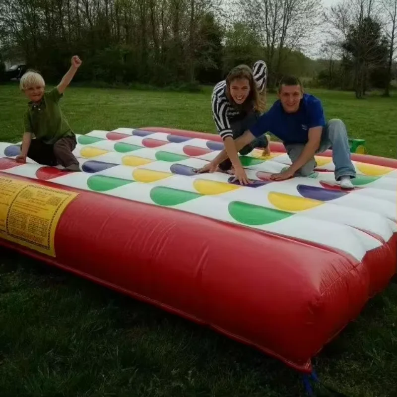 Popular Outdoor Carnival Party Game Interactive Sports Game Funny Inflatable Twister Game for Sale