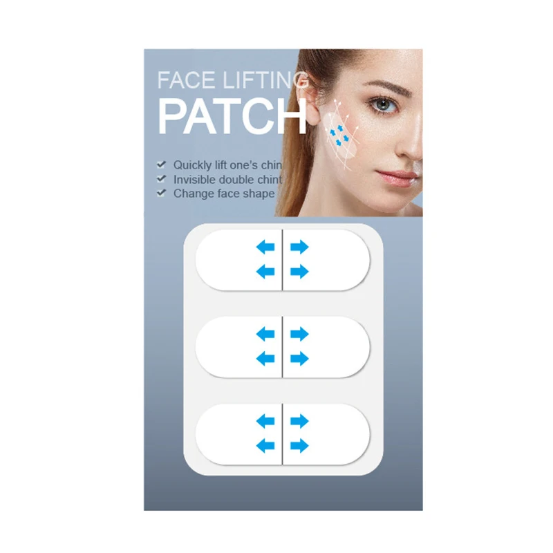 12Pcs/3Sheets Waterproof V Face Makeup Adhesive Tape Invisible Breathable Lift Face Sticker Lifting Tighten Chin