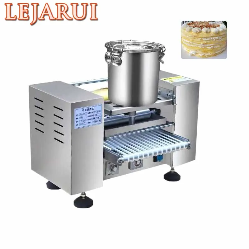 12 Inch Commercial Use Thousand Layer Pancake Mini Mille Crepe Cake Machine Mango Durian Spring Roll Skin Crepes Making Maker