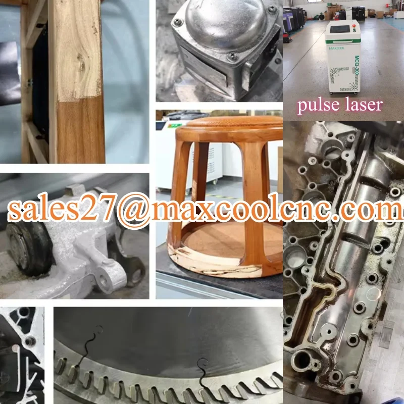 

2025 Handheld Pulsed Fiber Laser Cleaning Machine Metal Oil Rust Paint Removal Mini Laser Cleaner 300W 500W for Wood Furniture