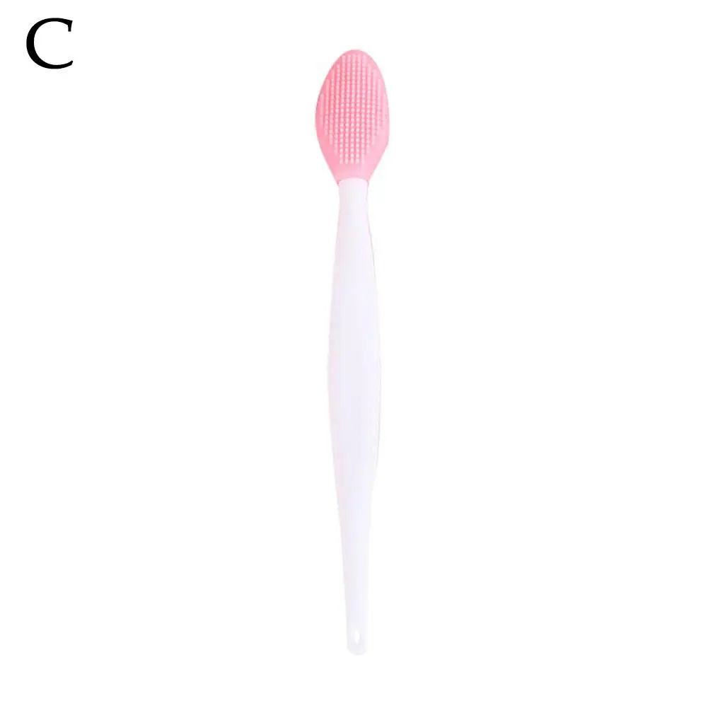 New Silicone Cleaning Brushes Long Handle Nose Brush Exfoliating Removal Brush Face Clean Pore Tools Nose Blackhead E2w0