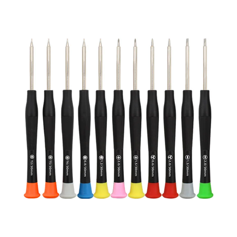 مجموعة مفكات دقيقة للهواتف المحمولة وأجهزة الكمبيوتر المحمولة وأجهزة الكمبيوتر - مثالية للصيانة الصغيرة والتفكيك