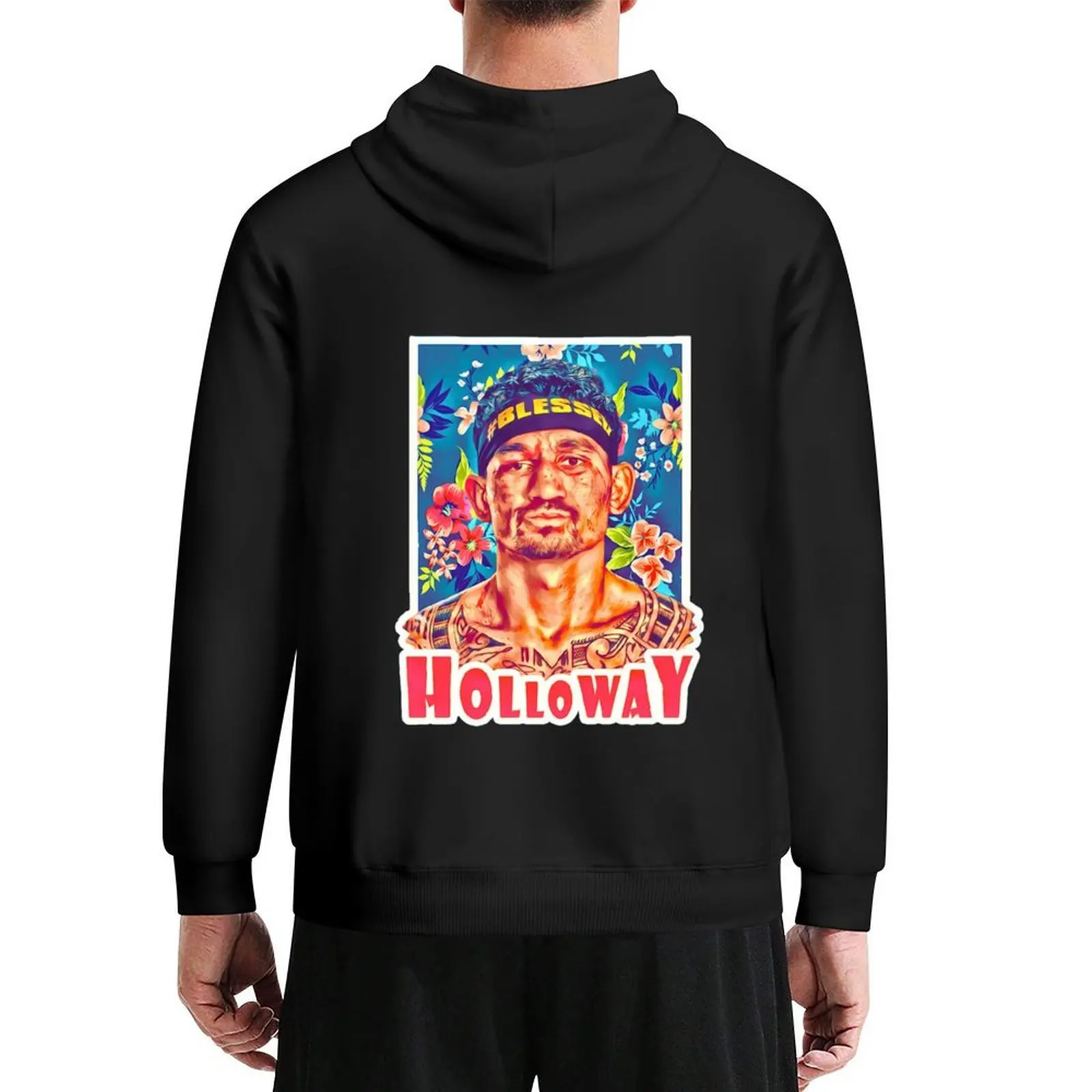 

Max Holloway Hawaiian Style Hoodie korean clothes autumn jacket men fashion men clothes for men new in hoodies