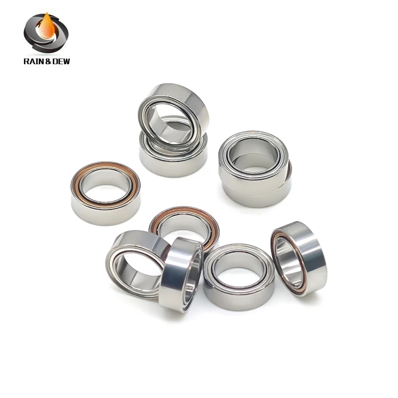 R168ZZ تحمل 10 قطعة 6.35x9.525x3.175 مللي متر محرك مزدوج محمي مصغر R168 Z ZZ الكرات R168Z