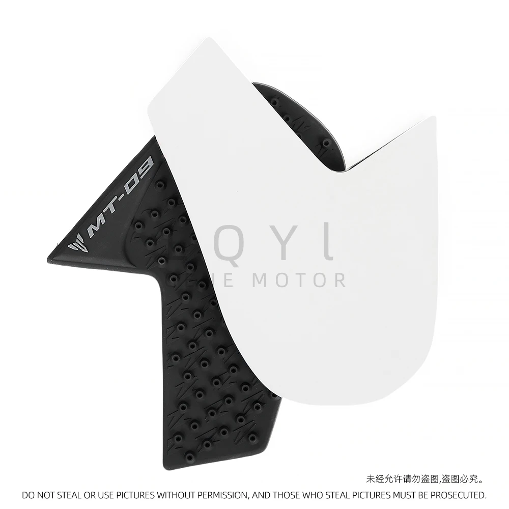 خزان دراجة نارية المضادة للانزلاق ملصقات الوقود الغاز غطاء تغليف حامي ملصق مائي لياماها MT-09 2014-2020 FZ-09 2014-2020 2019