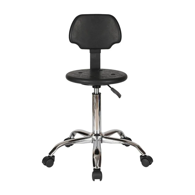 

Pu anti-static backrest chair school hospital factory assembly line dust-free workshop stool laboratory lifting stool