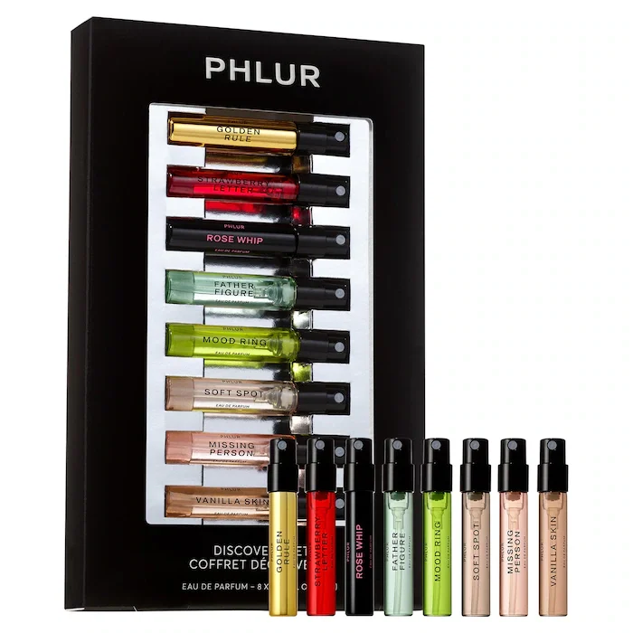 Discovery Set Eau de Parfum-Travel Mini Perfume Sampler, 8 x 2ml (0.06 fl oz each) Unisex Fragrance Gift Set, Long Lasting Designer Scent Collection