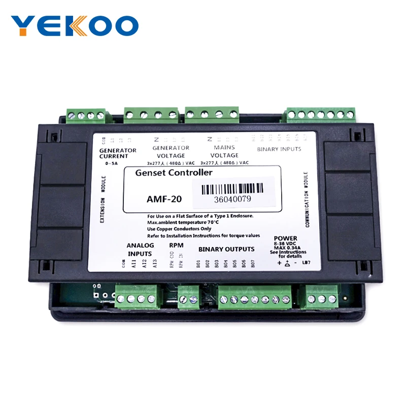 Imagem -05 - Controlador do Grupo Gerador Diesel Compatível com o Original Amf20 Amf-25 Amf20 Amf25 Ats