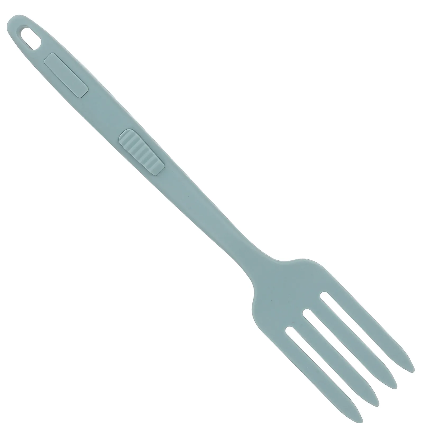 Silicone Cooking Fork Large Non-Stick Kitchen Gadget For Pasta Noodle Salad Multi-Function Server Reusable Washable Smooth