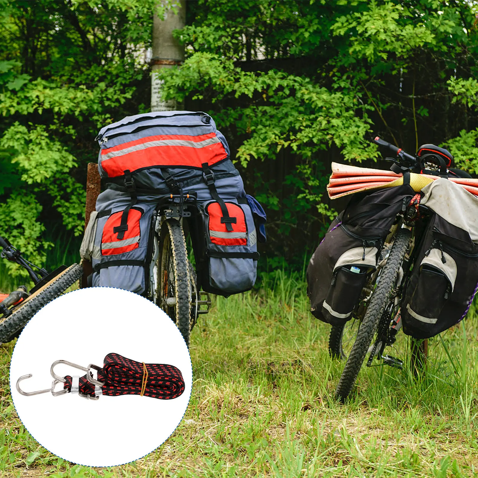 

1 шт. эластичный ремень для крепления груза, прочный стяжной ремень для велосипеда и мотоцикла, ремень для фиксации груза