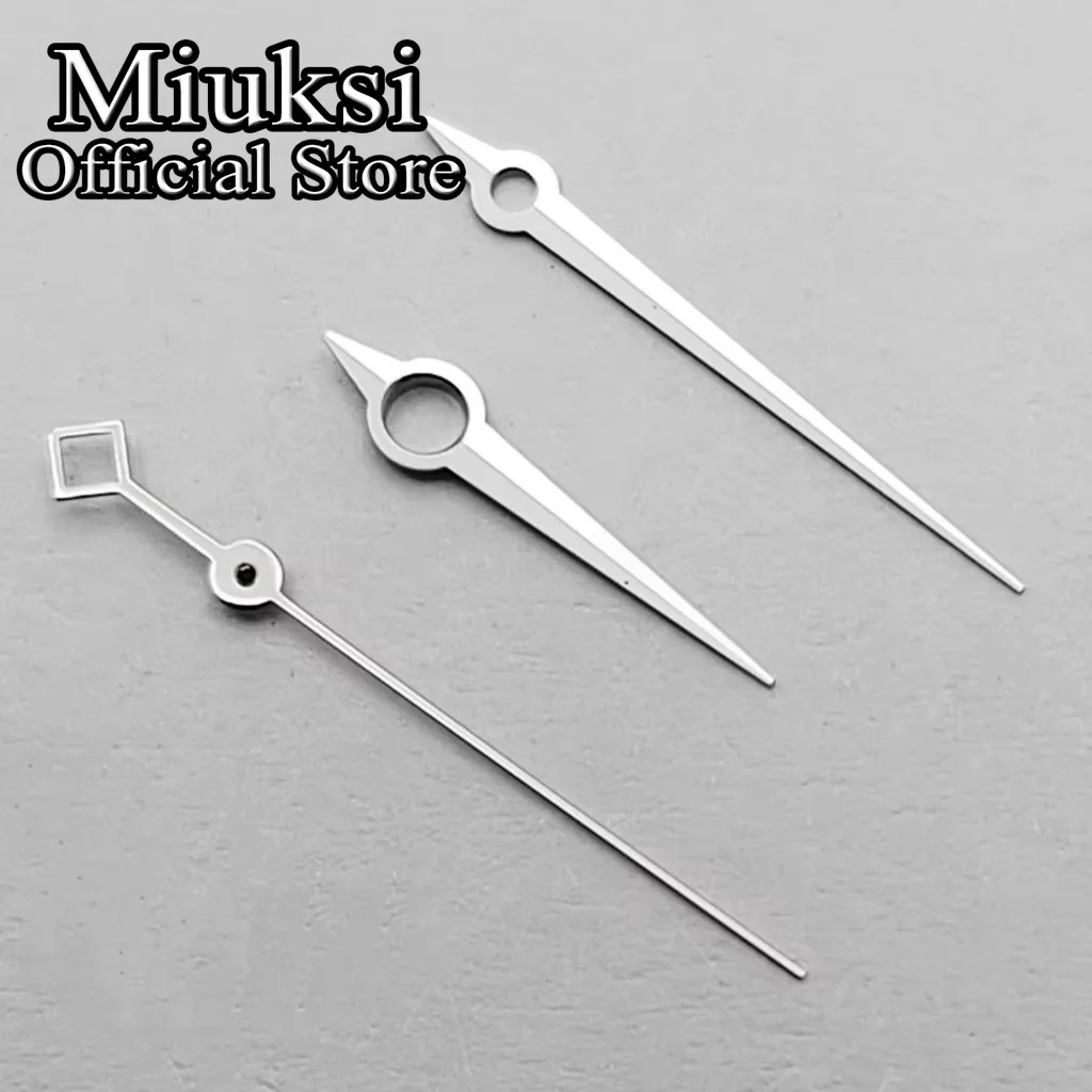 Miuksi Miyota 2115 Silberne Uhrzeiger Passend für Miyota 2115 2025 2035 2315 Uhrwerk Zubehörteil – Detail 3