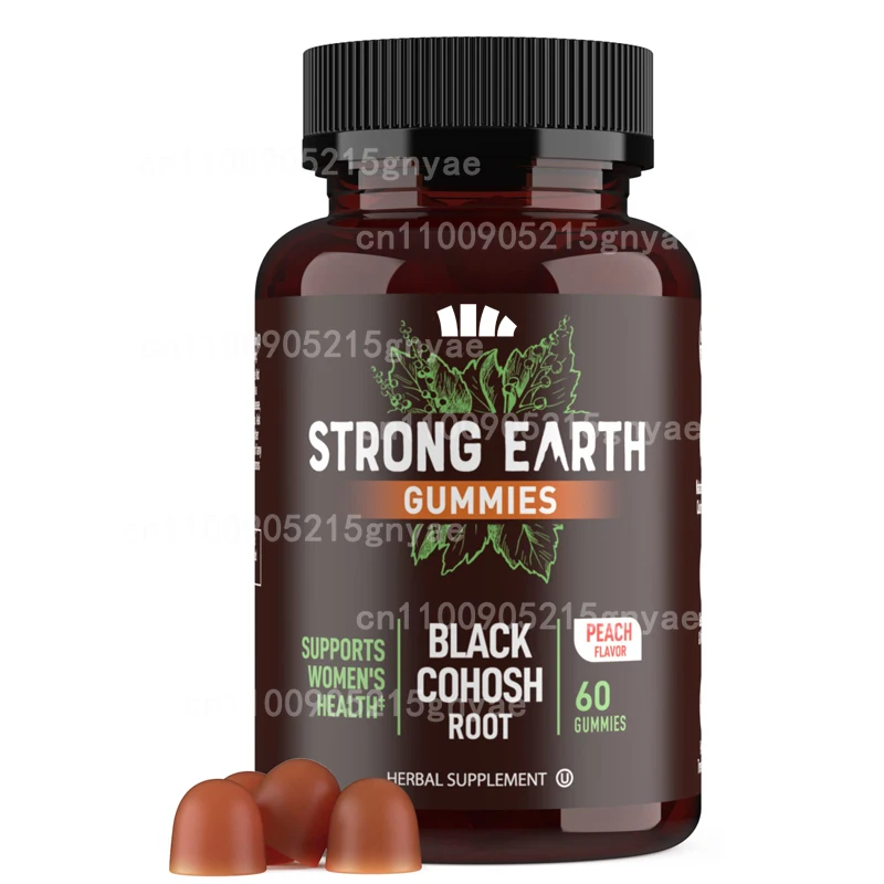 

Black Cohosh Supplement, 550mg Per Serving of Black Cohosh Root Extract, Female Herbal Support, Vegan Capsules