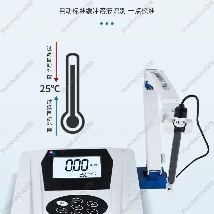 Desktop Conductivity Meter DDS-11C Laboratory Water Quality Detection Analyzer PH Measurement of Acidity and Alkalinity