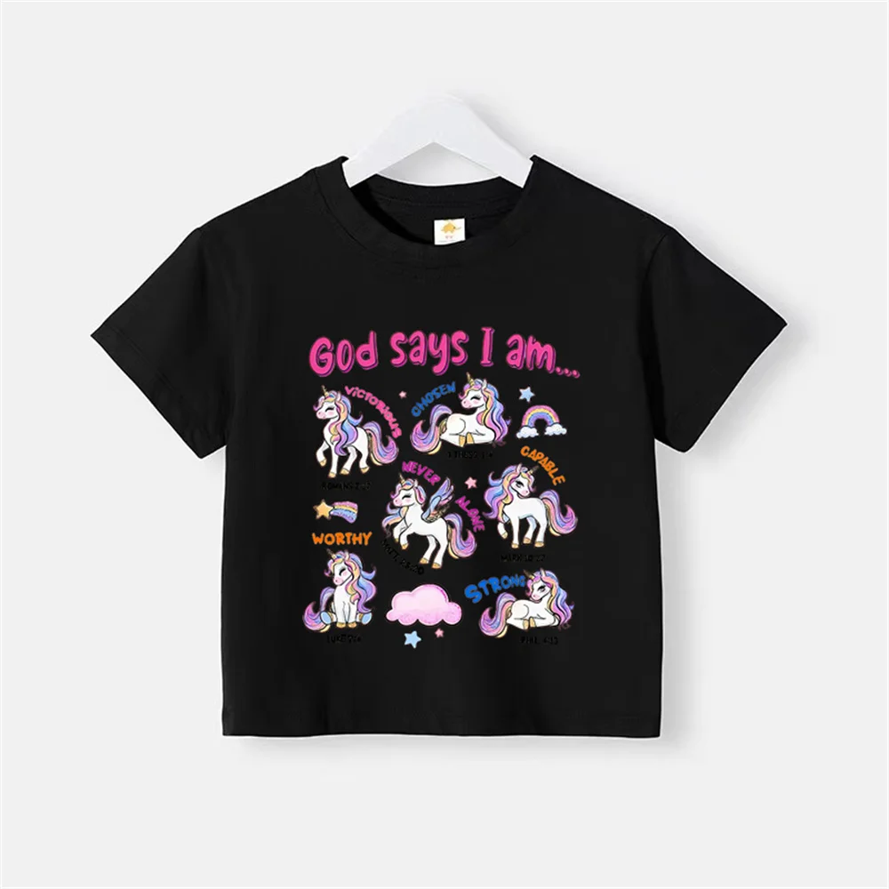 Children's small cartoon printed casual top Baby baby cotton T-shirt Comfortable sports boys and girls top cotton T-shirt top