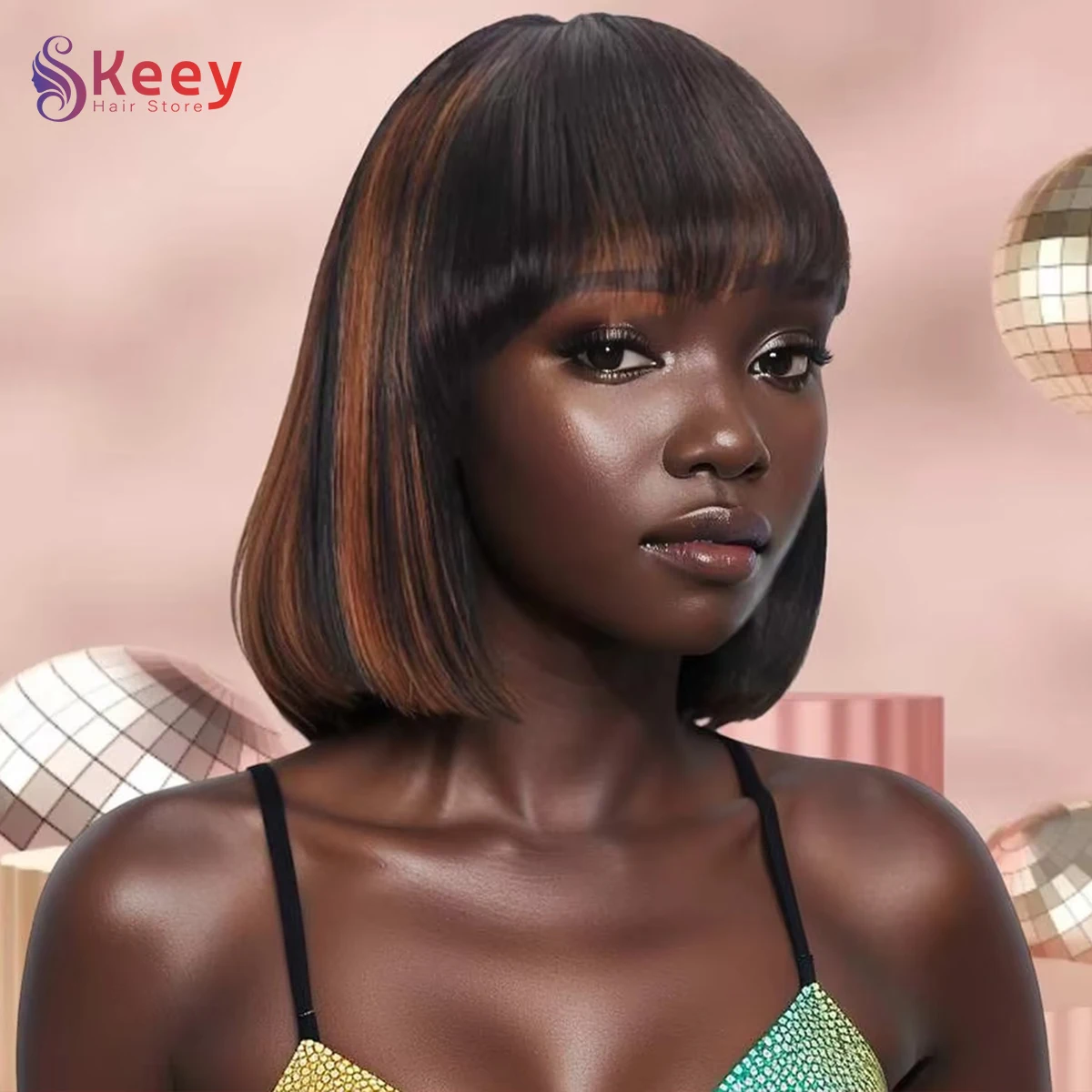 4/27 أومبير شقراء تسليط الضوء على بوب شعر مستعار شعر الإنسان غلويليس مع الانفجارات 12 14 بوصة قصيرة بوب خصلات الشعر المستعار الإنسان 2x1 غلويليس الدانتيل الباروكات