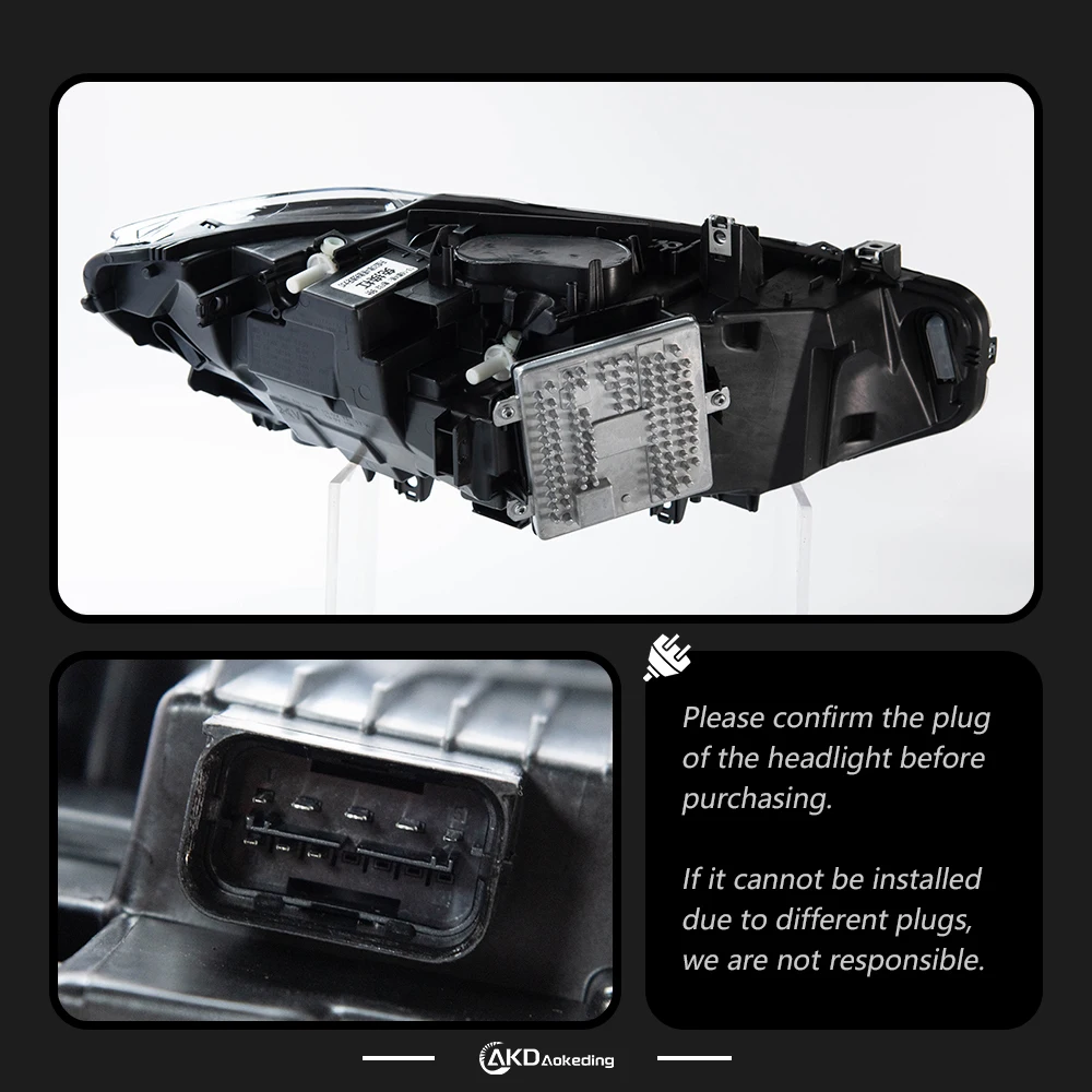 AKD Head Lamp for BMW F32 F36 M4 F82 LED Headlight 2013-2019 Headlights 425I DRL Turn Signal High Beam Angel Eye Projector Lens