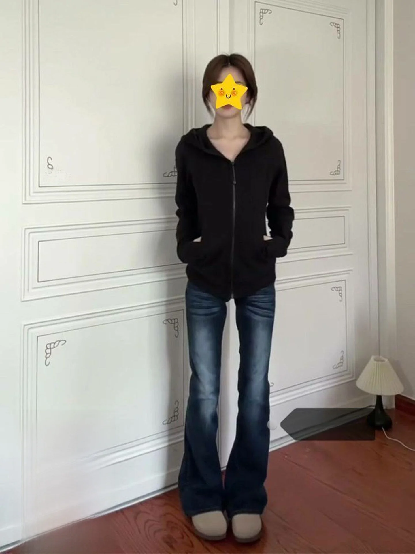 

Женские джинсы-клеш с низкой талией, летние, облегающие, удлиненные, тонкие, в американском винтажном стиле, из смесового хлопка, с карманами