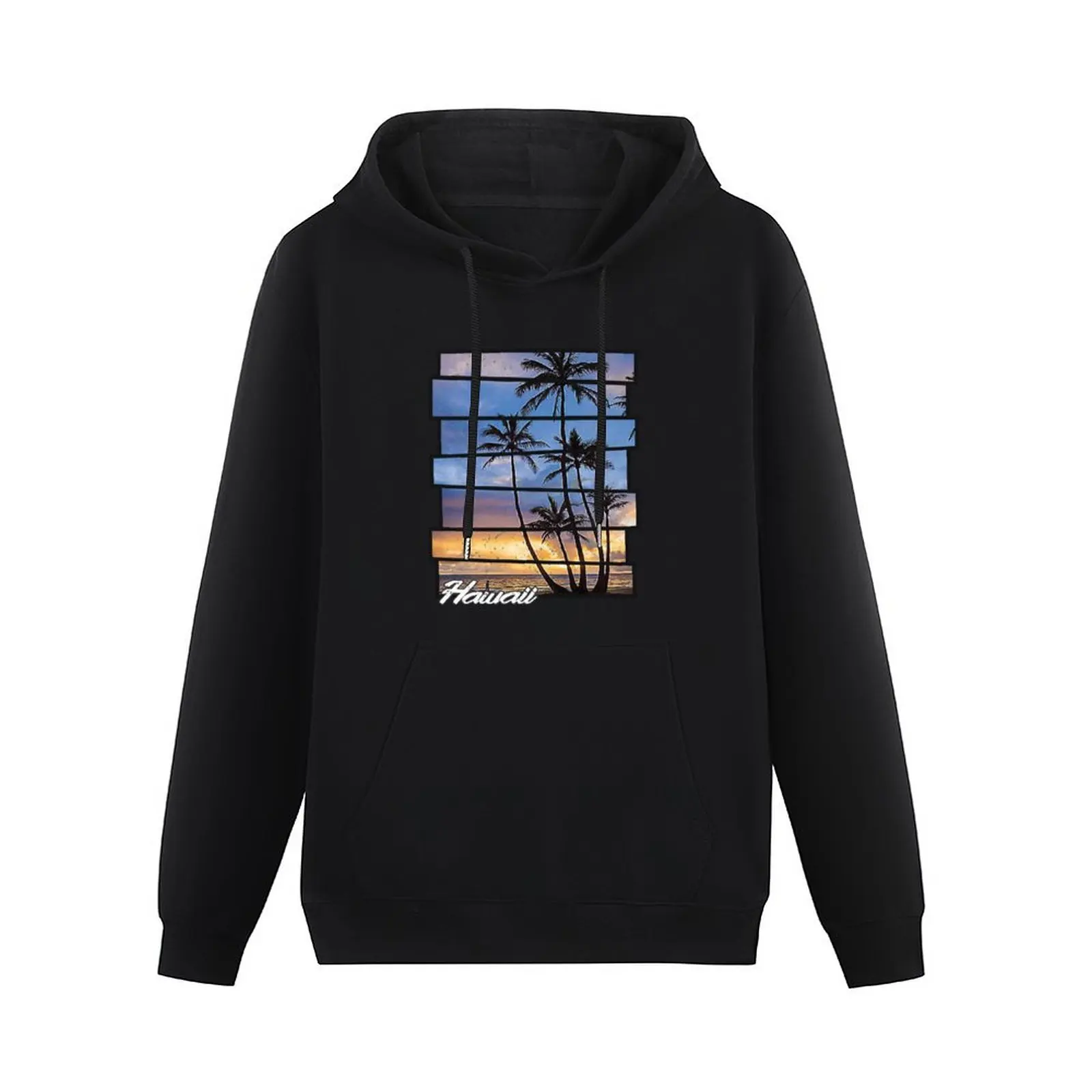 Hawaii Beach Hawaiian Sunset Retro Photo Island Paradise Pullover Hoodie korean clothes new in hoodies