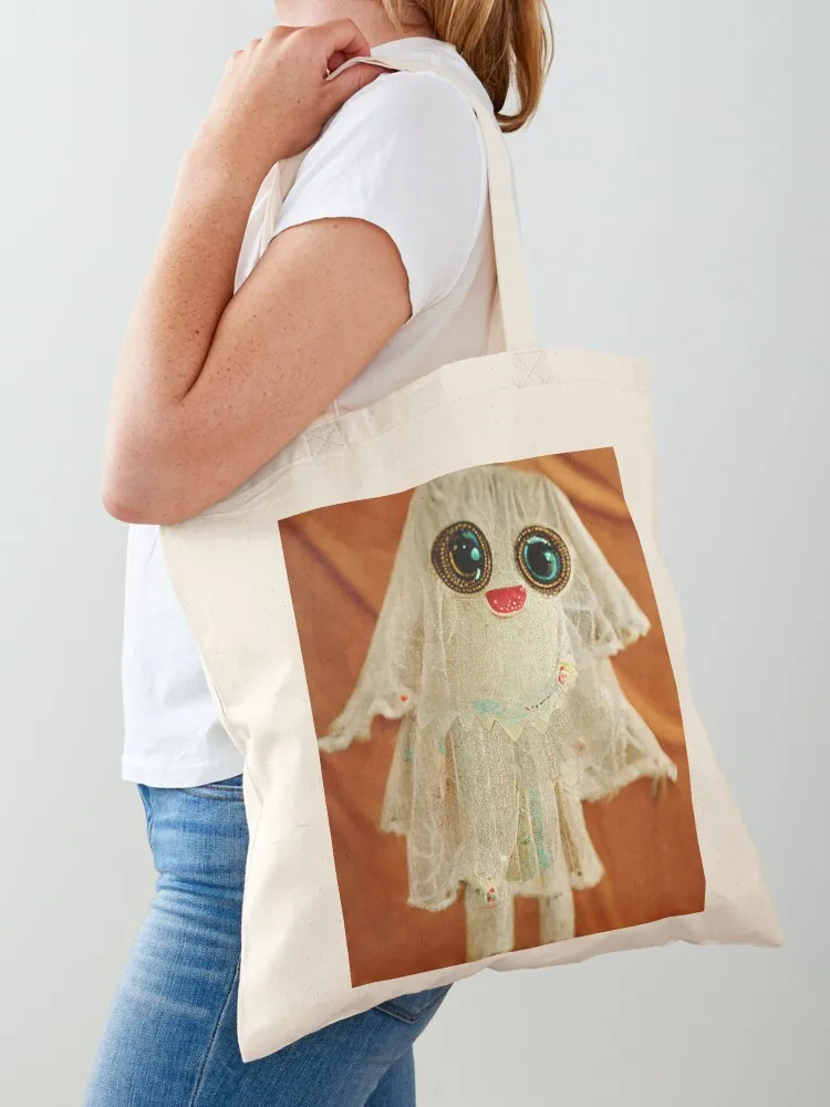 Ghost of Pumpkin Spices Past Tote Bag cute tote bag bags luxury women canvas tote bag