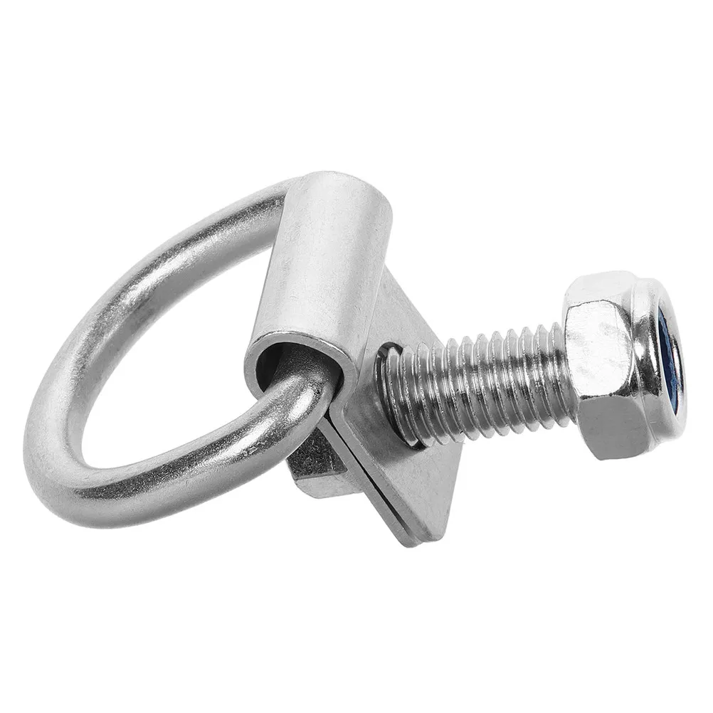 D Ring Tie Down Anchor With Screws Bolts Heavy Duty Tie Car Front Bumper Tow Hook Towing Tie Down Anchor For Trailer Truck Hooks