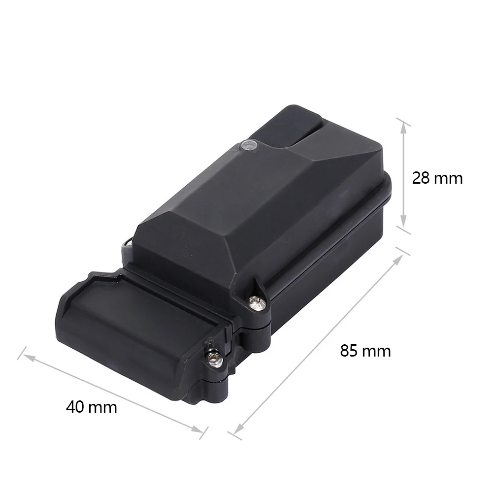 Scatola ricevente in plastica Ricevitore per auto RC impermeabile Scatola sigillata Aggiornamenti Accessori parti 85x40x28mm per 1/10 RC Crawler Car