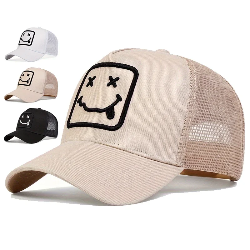 Unisex XX Tongue Sticking Embroidery Baseball Net Caps Spring Summer Outdoor Adjustable Casual Hats Sunscreen Hat Sports Cap