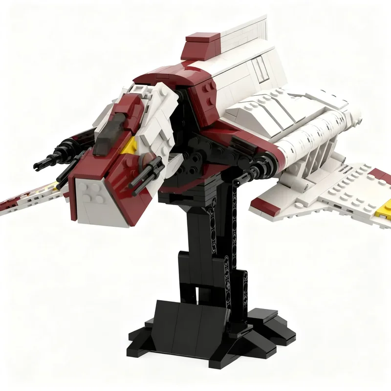 906PCS MOC Space Battle Movie Republing Shuttle Model Custom Puzzle DIY Creative Ideas Toy Assembly Birthday Gift Spaceship
