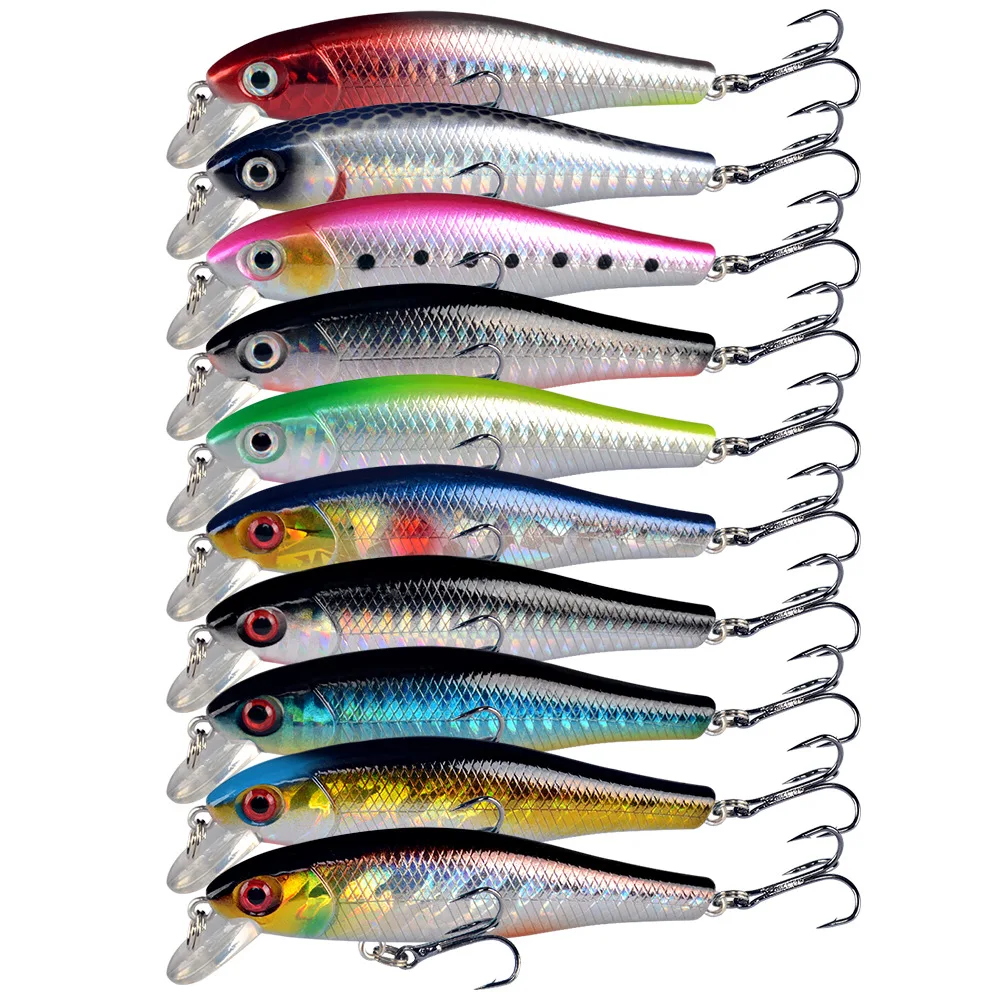 1Pc Jerkbait Minnow Angeln Lockt Harten Köder Künstliche Wobbler Für Trolling Fisch Bass Pike Swimbait
