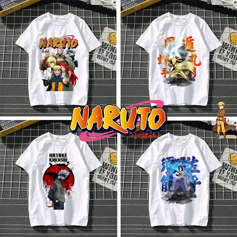 Naruto Kakashi t-shirty Casual charms moda kreatywne wiosenno-letnie luźna krótka rękawy ESSENTIALS Tshirt sportowe koszulka prezent nowy