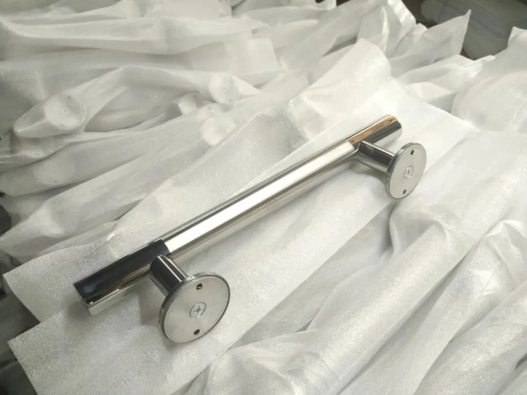 Imagem -03 - Polimento 304 Grade de Puxar Lidar com a Única Instalação Lateral Maçaneta da Porta para Portas de Madeira Metal Ferragem Pa381 Aço Inoxidável