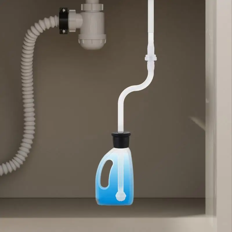 Комплект удлинительных трубок для дозатора мыла Насос Соединительный кран Набор шлангов Многоразовый комплект трубок для дозатора мыла с 47-дюймовым шлангом и контролем