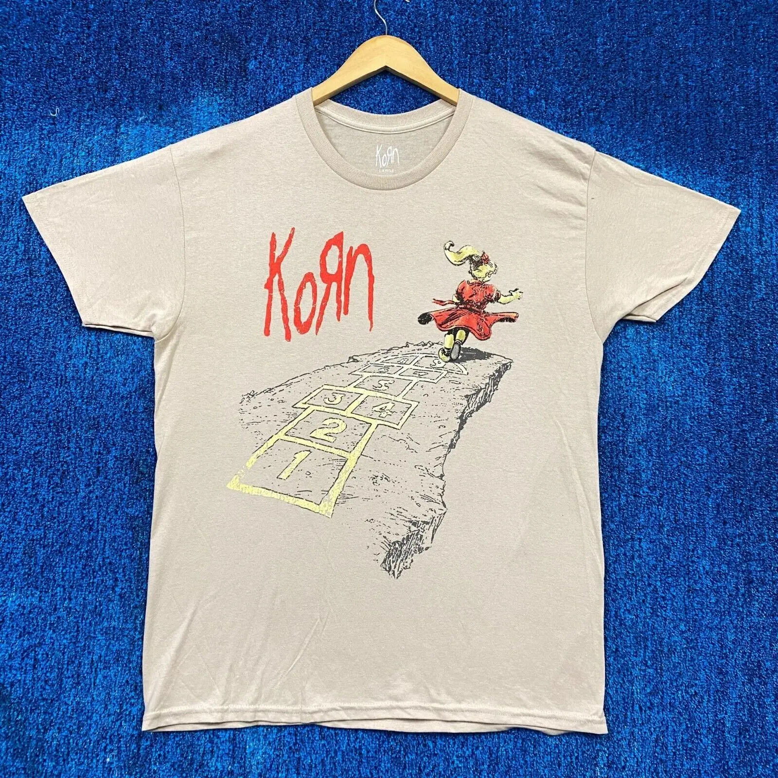 Korn Follow the Leader Album Cover Art Nu Metal T Shirt L