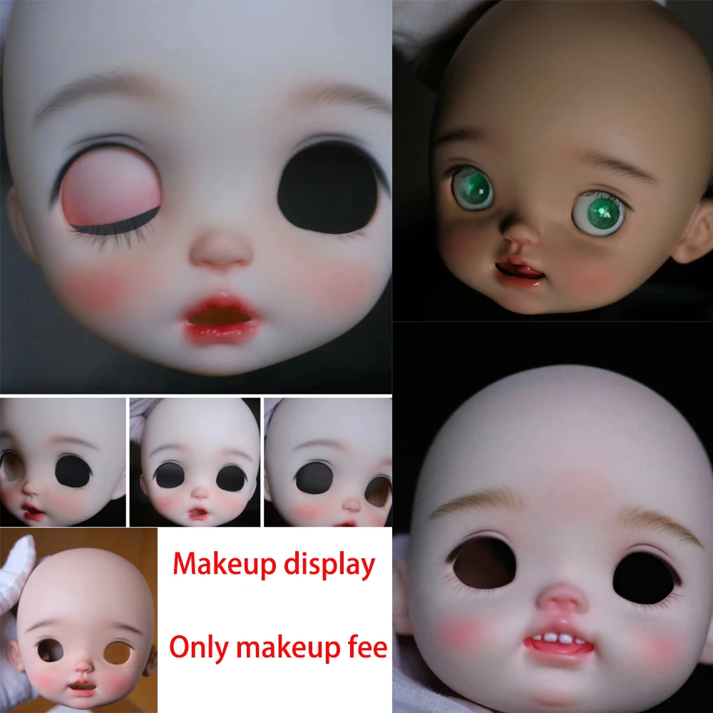 1/6 BJD Doll Big Head Makeup Only Makeup Fee,Please contact the seller before purchasing