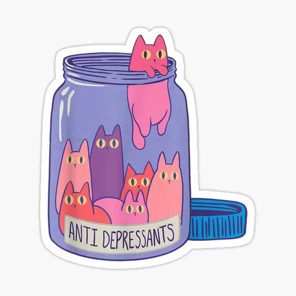 Jar of Kittens Vinyl Sticker, Cat Sticker, Laptop Stickers, Hydro Flask Stickers, Aesthetic Stickers Sticker Sticker for Laptop