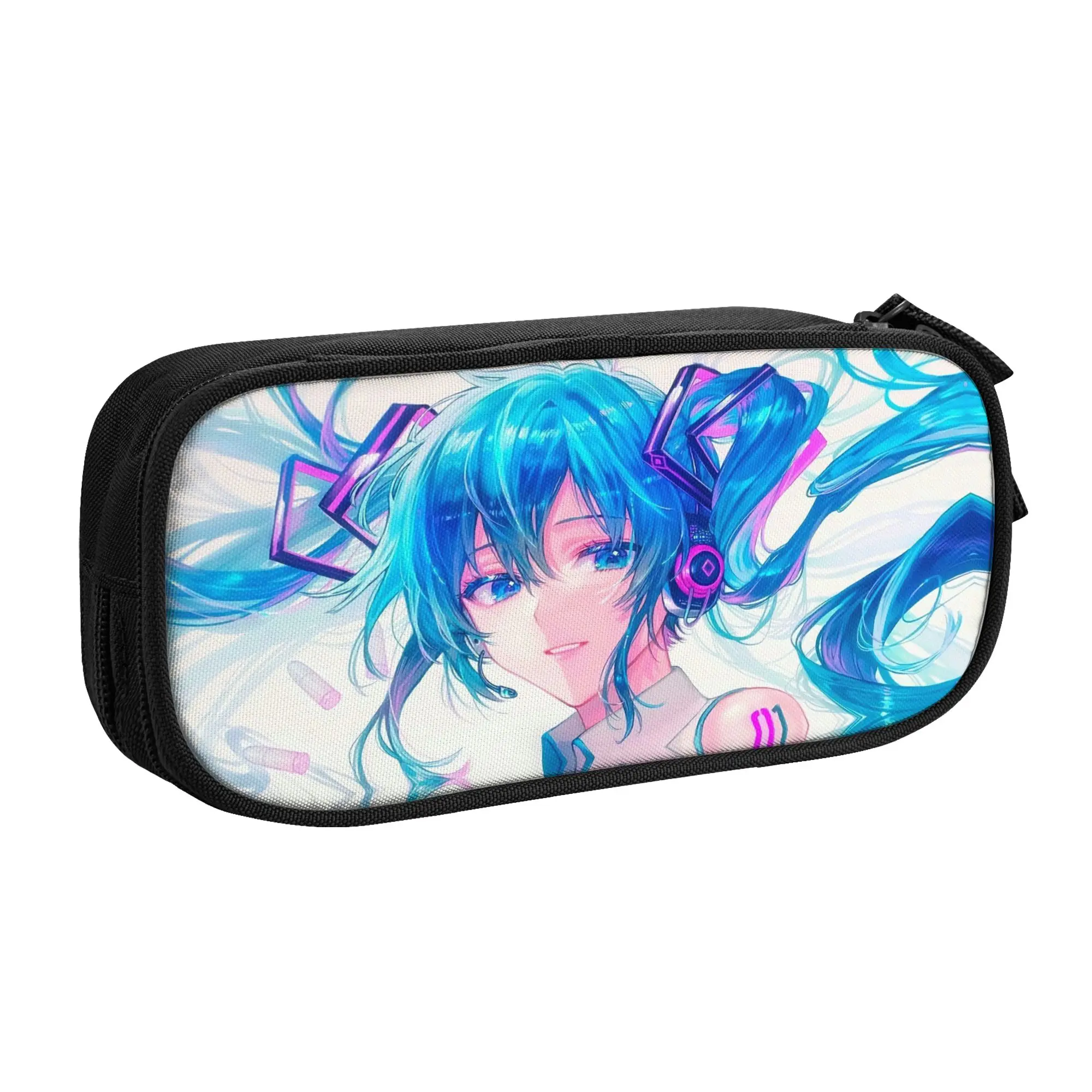 

Kawaii Hatsunes Mikus Glasses Case Portable Accessories Sunglasses Storage Box Cartoon Eyewear Container