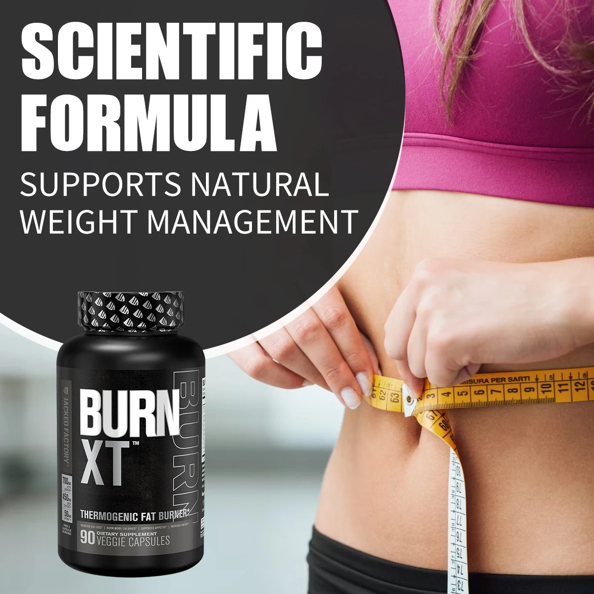 Burn XT Black Thermogenic Fat Burner - A Nootropic Energy Booster That Helps Control Metabolism By Boosting Thermogenesis