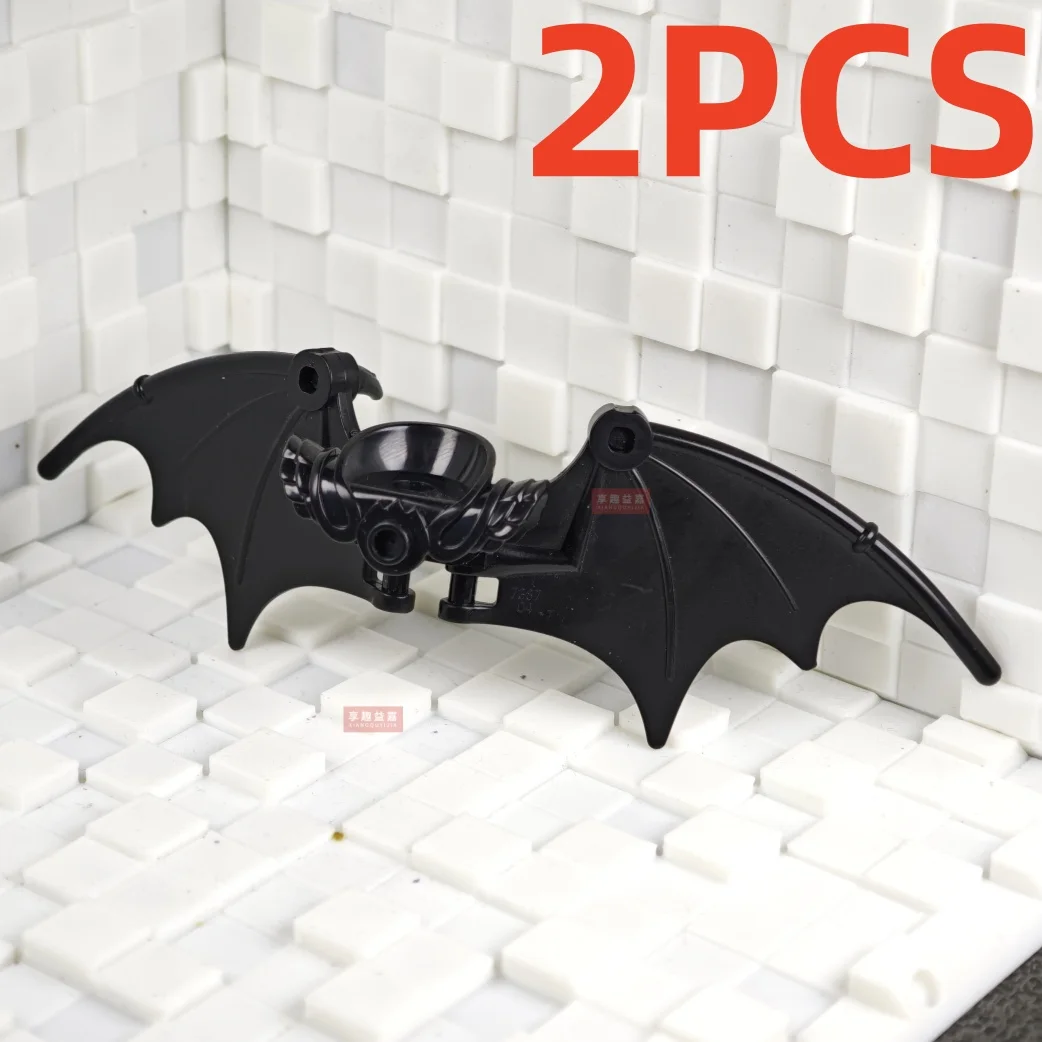 New MOC Devil Angel Wings Skeleton Special effects Building block helmet and armour Puzzle MOC Assembly Accessories Series 5