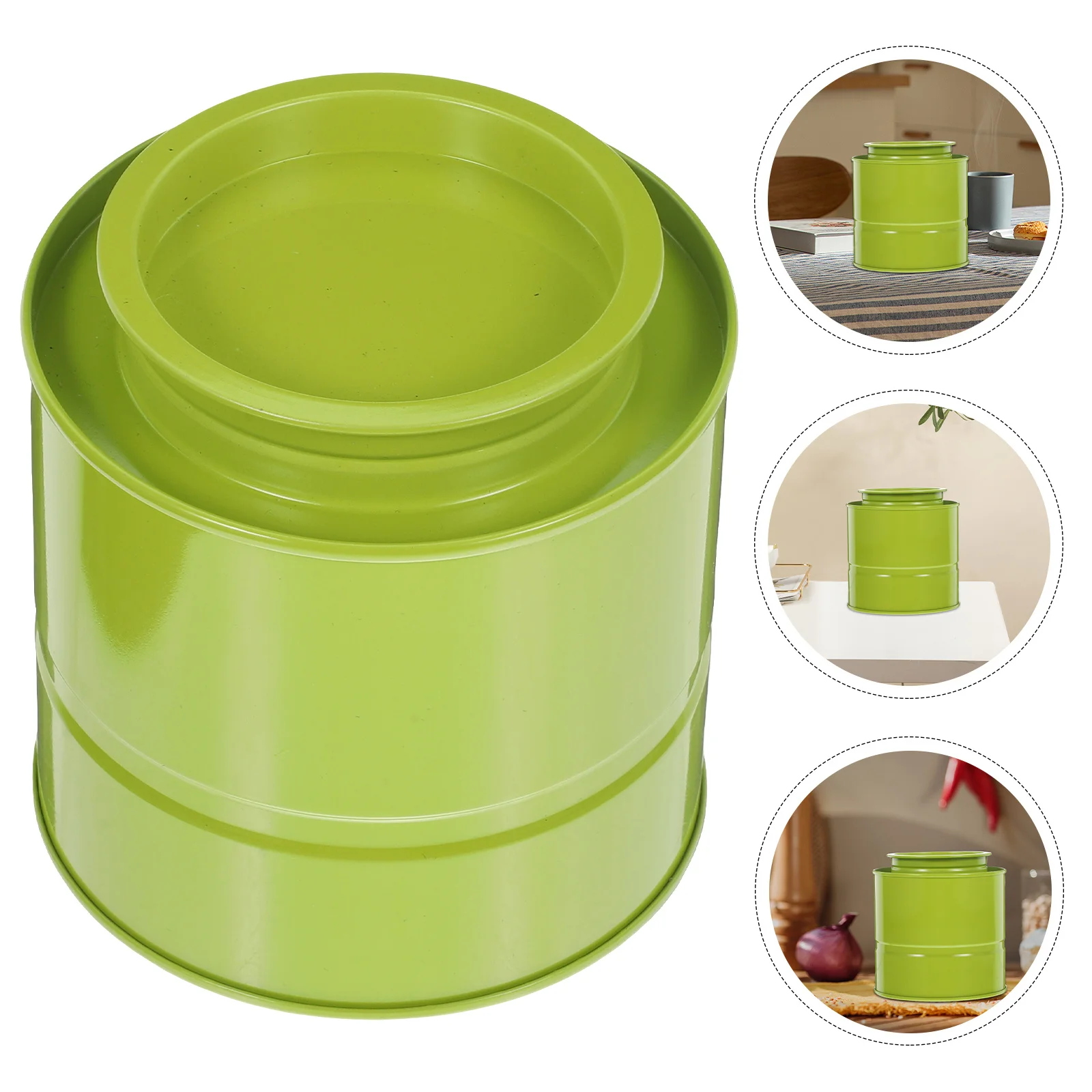 Recipiente de hojalata para granos de café, tarro de almacenamiento sellado hermético para té suelto, nueces, aperitivos, uso en cocina, tarro de hojalata, soporte para alimentos secos